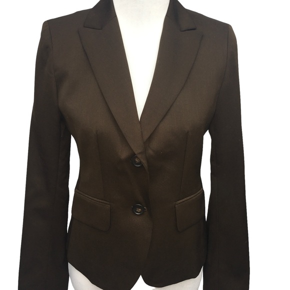 J. Crew 100% Wool Brown Blazer NWT Misses size 4